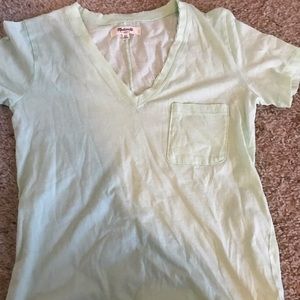 Madewell Mint V Neck XS